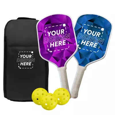 Picture of MATCH RAW CARBON FIBER with Uts Surface Pickleball Paddle Set