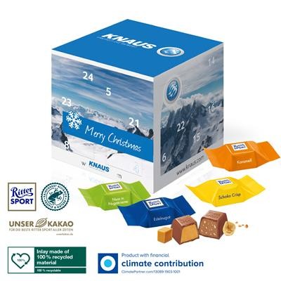 Picture of PERSONALISED RITTER SPORTS CUBE ADVENT CALENDAR