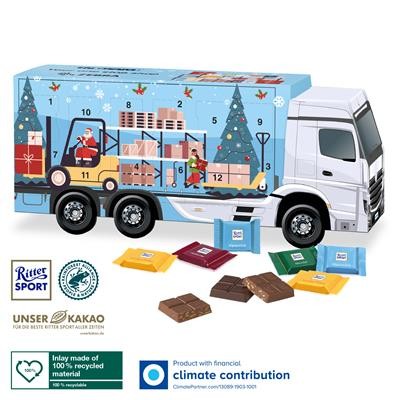 Picture of PERSONALISED RITTER SPORTS 3D TRUCK ADVENT CALENDAR