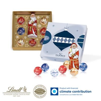 Picture of PERSONALISED LINDT CHRISTMAS GIFT BOX.