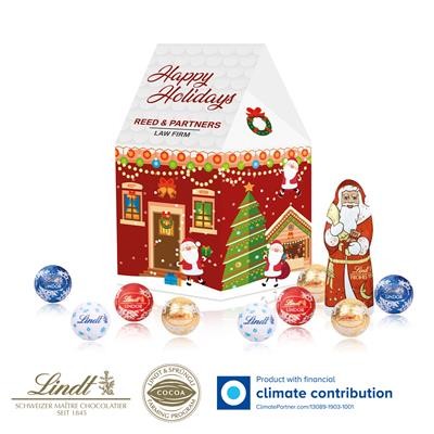 Picture of PERSONALISED LINDT LUXURY HOUSE GIFT BOX