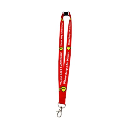 Picture of UK DYE SUBLIMATION DOUBLE TRIGGER CLIP LANYARD.