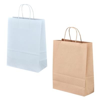 Picture of GREEN & GOOD A4 SUSTAINABLE PAPER KRAFT BAG with Twisted Handles