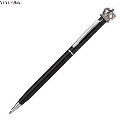 Picture of METAL BALL PEN KING in Black.