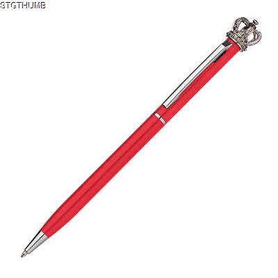 Picture of METAL BALL PEN KING in Red