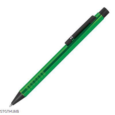 Picture of RETRACTABLE BALL PEN MADE OF METAL in Green