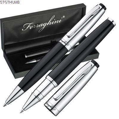 Picture of FERRAGHINI WRITING SET in Black