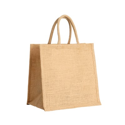 Picture of MAJESTIC LARGE SIZE JUTE SHOPPER TOTE BAG in Natural Sustainable Jute