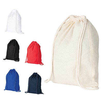 Picture of TRIDENT COTTON DRAWSTRING DUFFLE BAG GYMSAC