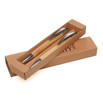 Picture of GOA BAMBOO BALL PEN AND PENCIL SET