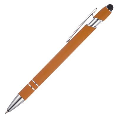 Picture of NIMROD SOFT FEEL BALL PEN in Amber