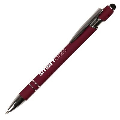 Picture of NIMROD SOFT FEEL BALL PEN in Burgundy