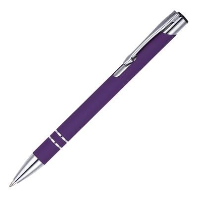 Picture of BECK SOFT FEEL BALL PEN in Purple