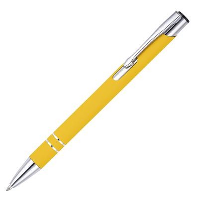 Picture of BECK SOFT FEEL BALL PEN in Yellow