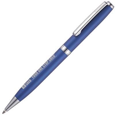 Picture of BOSTON CLIK-SURE BALL PEN in Blue