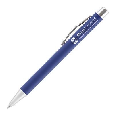 Picture of TRAVIS SOFT FEEL BALL PEN in Blue.