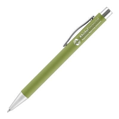 Picture of TRAVIS SOFT FEEL BALL PEN in Green