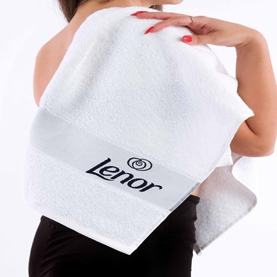 Picture of BORDER JACQUARD TERRY GYM SPORTS TOWEL