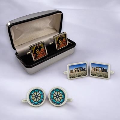 Picture of CUSTOMISED CUFFLINKS.