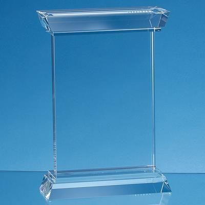 Picture of 18CM OPTICAL CRYSTAL PORTUNUS MOUNTED RECTANGULAR AWARD