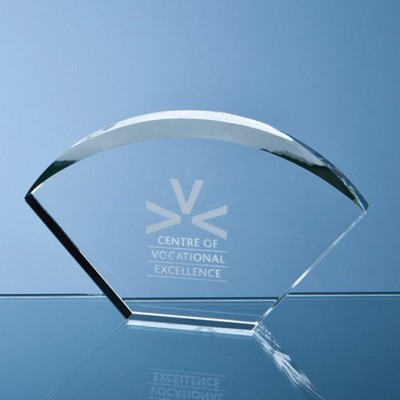 Picture of OPTICAL CRYSTAL BEVELLED ARCH AWARD