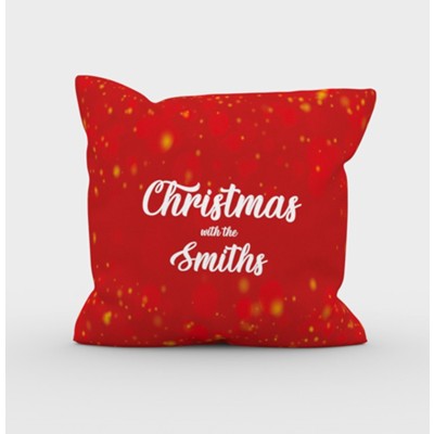 Picture of CHRISTMAS CUSTOM PRINTED CUSHION 30CM X 30CM.