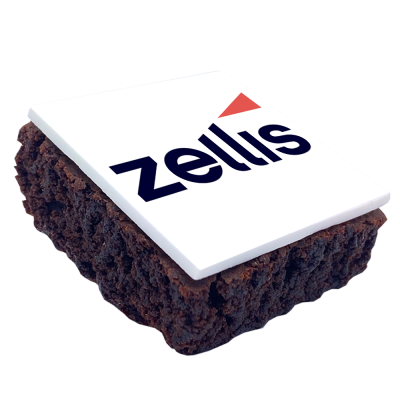 Picture of BROWNIE with Edible Branding (5Cm Square)