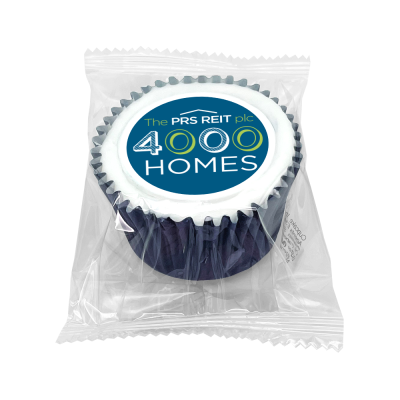 Picture of WRAPPED CUPCAKE - EDIBLE BRANDING - 5CM