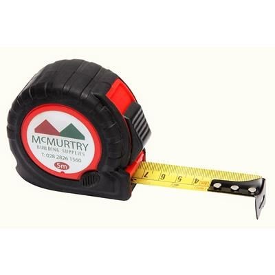 Picture of TT5 5M TAPE MEASURE in Black with red trim