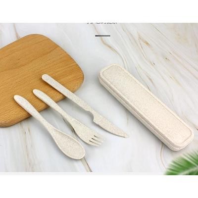 Picture of WHEATSTRAW CUTLERY SET.