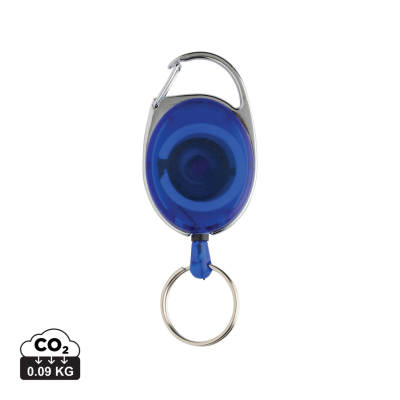 Picture of RCS RECYCLED ABS ROLLER CLIP KEYRING CHAIN in Blue