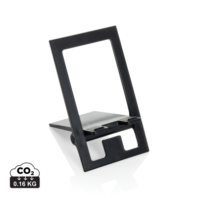 Picture of SNAPSTAND RCS RECYCLED PLASTIC FOLDING PHONE STAND in Black