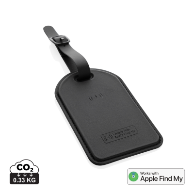 Picture of GLOBETRACK RCSRPOLYESTER LUGGAGE TAG with Worldwide Locating in Black