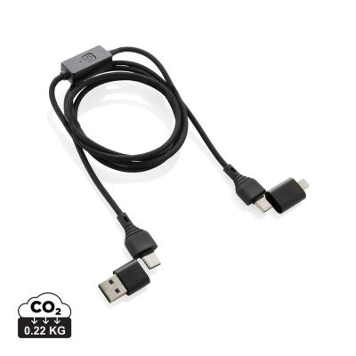 Picture of DATALOCK RCS RECYCLED 60W HACKING PROTECTION CABLE in Black