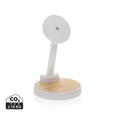 Picture of ONTARIO RCS RPLASTIC 15W MAGNETIC CHARGER 2 in 1 Stand in White.