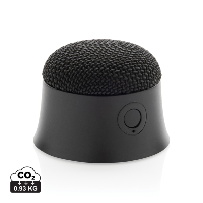 Picture of MAGTUNE RCS RECYCLED PLASTIC MAGNETIC 5W SPEAKER in Black.