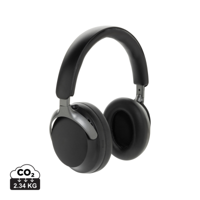 Picture of SOUNDPRO RCS RECYCLED PLASTIC ANC HEADPHONES in Black