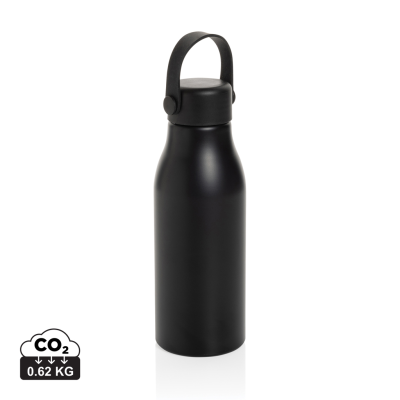 Picture of PLUTO RCS CERTIFIED RECYCLED ALUMINIUM METAL BOTTLE 680ML in Black