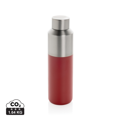 Picture of FLUID RCS CERTIFIED RECYCLED STEEL WATER BOTTLE 600ML in Red