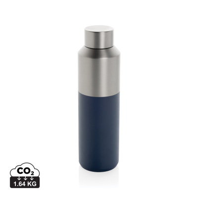 Picture of FLUID RCS CERTIFIED RECYCLED STEEL WATER BOTTLE 600ML in Navy