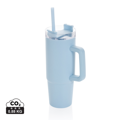 Picture of TANA RCS PLASTIC TUMBLER with Handle 900Ml in Light Blue.