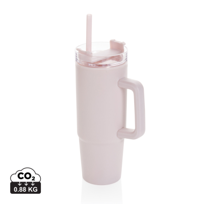 Picture of TANA RCS PLASTIC TUMBLER with Handle 900Ml in Pink.