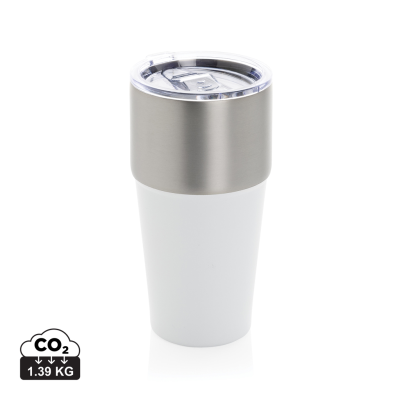 Picture of FLUID RCS CERTIFIED RECYCLED STEEL TUMBLER 500ML in White