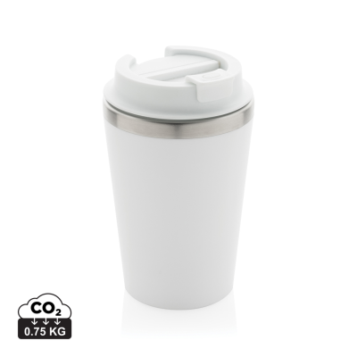 Picture of JAVA RCS RECYCLED DOUBLE WALL TUMBLER 350ML in White