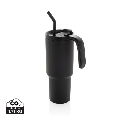 Picture of GRAPHIC 360 RCS CERTIFIED RECYCLED STEEL TUMBLER 900ML in Black