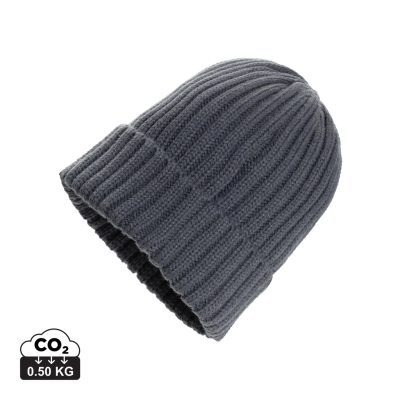 Picture of KENNEDI AWARE™ POLYLANA® BEANIE with Large Rib in Anthracite Grey