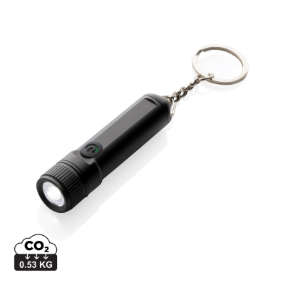 Picture of GEAR x RECHARGEABLE ULTRA BRIGHT KEYRING CHAIN TORCH in Black