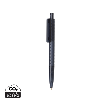 Picture of X3 GRS RECYCLED PC PLASTIC PEN FROSTED in Navy