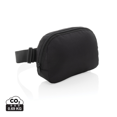 Picture of AERO AWARE™ RPET EVERYDAY SLING BAG in Black.