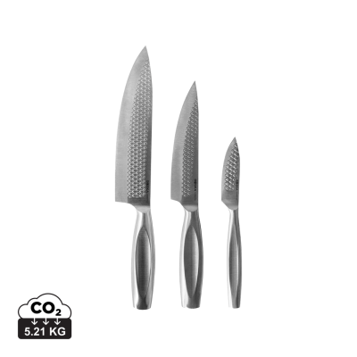 Picture of BOSKA KITCHEN KNIVES MONACO+, SET OF 3 in Steel